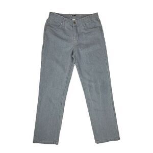 Westport Striped Skinny Jeans Ankle Mid Rise Size 4